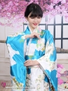Kimono Phi Bóng Xanh