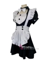 Trang Phục Maid Đen Dễ Thương Cổ Tim