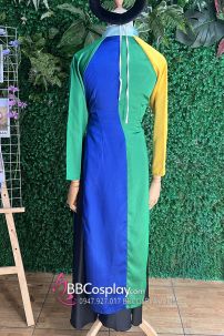 Bộ Tứ Thân Bắc Bộ - Áo Tứ Thân Tím Đỏ Lục Vàng