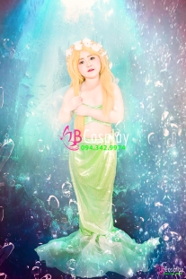 Trang Phục Nàng Tiên Cá Xanh Lá/ Cam
