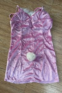 Váy Chụp Ảnh Noel Bunny Hồng Nhạt - Có Ảnh Thật