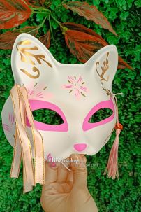 Mặt Nạ Hồ Ly - Mặt Nạ Nửa Mặt Kitsune No Moe