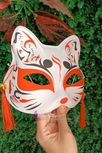 Mặt Nạ Hồ Ly - Mặt Nạ Nửa Mặt Kitsune No Moe