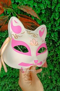 Mặt Nạ Hồ Ly - Mặt Nạ Nửa Mặt Kitsune No Moe