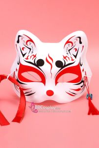 Mặt Nạ Hồ Ly - Mặt Nạ Nửa Mặt Kitsune No Moe