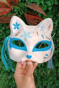 Mặt Nạ Hồ Ly - Mặt Nạ Nửa Mặt Kitsune No Moe