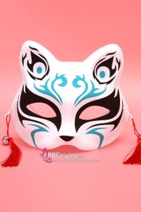 Mặt Nạ Hồ Ly - Mặt Nạ Nửa Mặt Kitsune No Moe