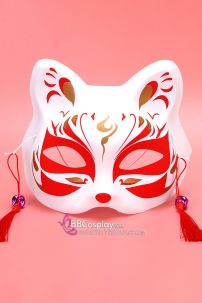 Mặt Nạ Hồ Ly - Mặt Nạ Nửa Mặt Kitsune No Moe