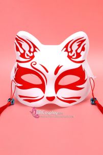 Mặt Nạ Hồ Ly - Mặt Nạ Nửa Mặt Kitsune No Moe