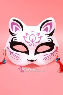 Mặt Nạ Hồ Ly - Mặt Nạ Nửa Mặt Kitsune No Moe