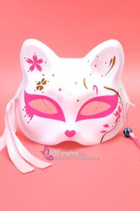 Mặt Nạ Hồ Ly - Mặt Nạ Nửa Mặt Kitsune No Moe