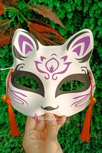 Mặt Nạ Hồ Ly - Mặt Nạ Nửa Mặt Kitsune No Moe