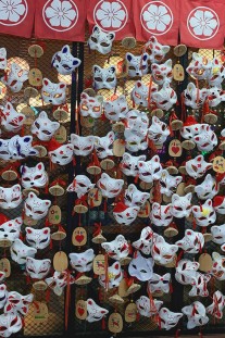 Mặt Nạ Hồ Ly - Mặt Nạ Nửa Mặt Kitsune No Moe