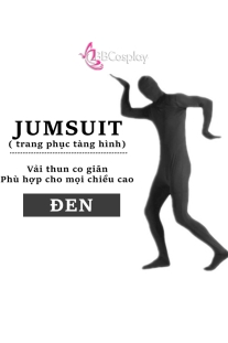 Jumsuit Đen - Trang Phục Hung Thủ Conan