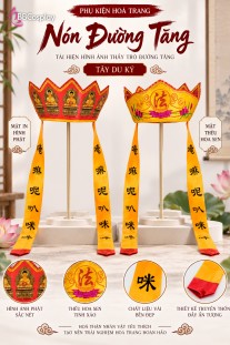 Nón Hòa Thượng - Mão Đường Tăng (Phong Cách Tây Du Ký)