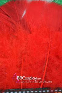 Nón Thổ Dân Lông Chim 7 Màu - Sội Lông Nhỏ