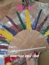 Nón Thổ Dân Lông Chim 7 Màu - Sội Lông Nhỏ