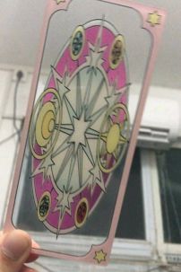 Thẻ Bài Mika Trong Suốt Sakura