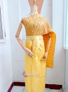 Trang Phục Thái Lan Tone Vàng Cho Nữ