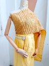 Trang Phục Thái Lan Tone Vàng Cho Nữ