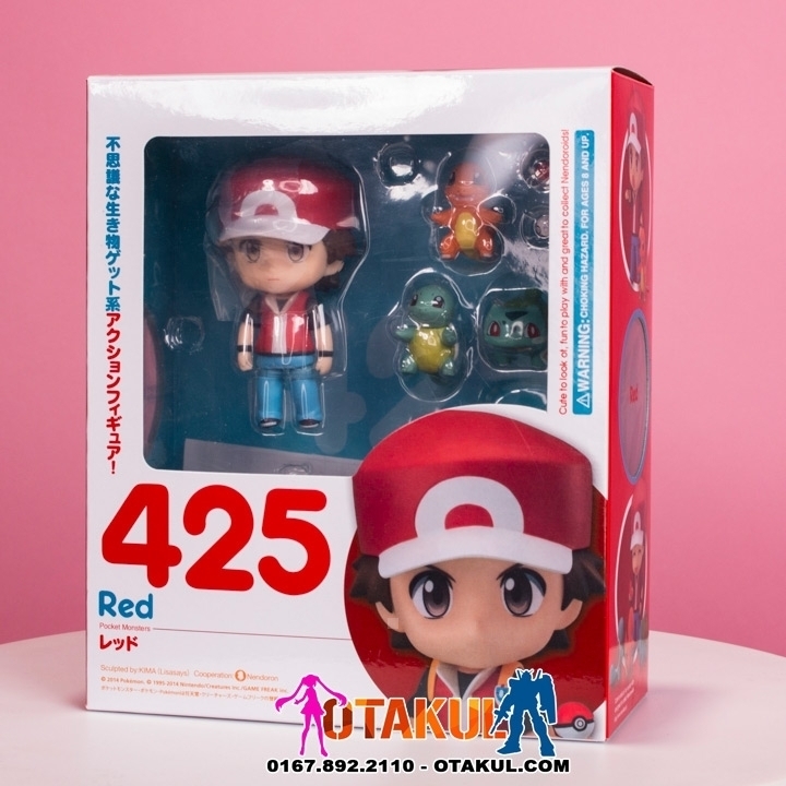 Mô Hình Nendoroid 425 - Red - Pokemon