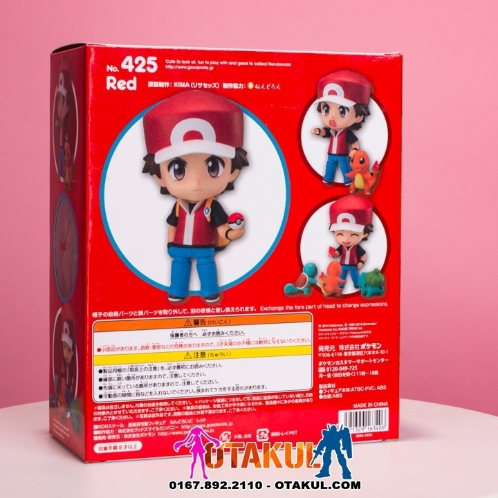 Mô Hình Nendoroid 425 - Red - Pokemon