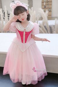 Đầm Công Chúa Aurora Cho Bé - Công Chúa Trong Sách