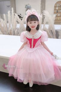 Đầm Công Chúa Aurora Cho Bé - Công Chúa Trong Sách