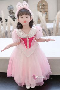 Đầm Công Chúa Aurora Cho Bé - Công Chúa Trong Sách