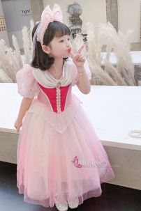 Đầm Công Chúa Aurora Cho Bé - Công Chúa Trong Sách