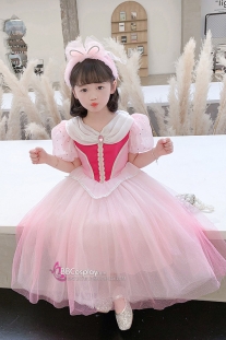 Đầm Công Chúa Aurora Cho Bé - Công Chúa Trong Sách