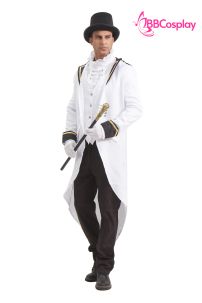 Đồ Hoàng Tử Đuôi Tôm Phối Cổ Tay Đen Viền Vàng