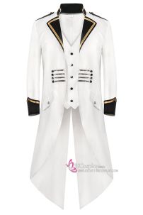 Đồ Hoàng Tử Đuôi Tôm Phối Cổ Tay Đen Viền Vàng