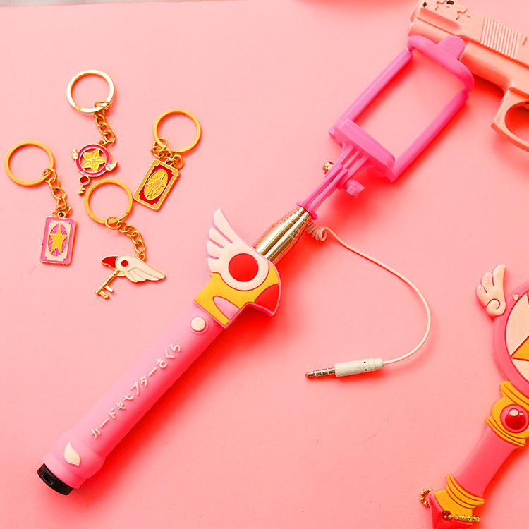 Gậy Selfie Sakura Sailor Moon Mỏ Chim Ngôi Sao