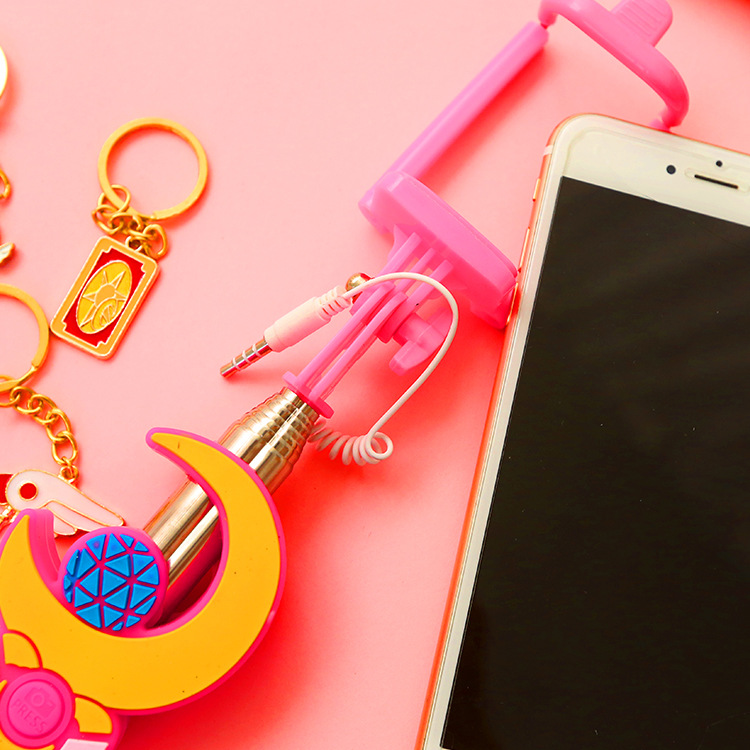 Gậy Selfie Sakura Sailor Moon Mỏ Chim Ngôi Sao