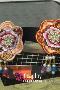 Cài Tóc Hanbok - Đỏ/Hồng/Xanh Đen