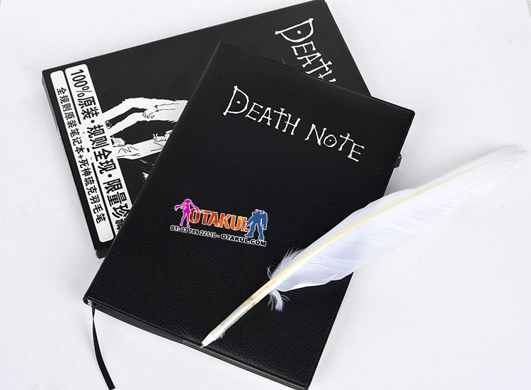 Sổ Tay Death Note - Cuốn Sổ Tử Thần Death Note Có Hộp Tặng Kèm Bút Lông Và Bookmark