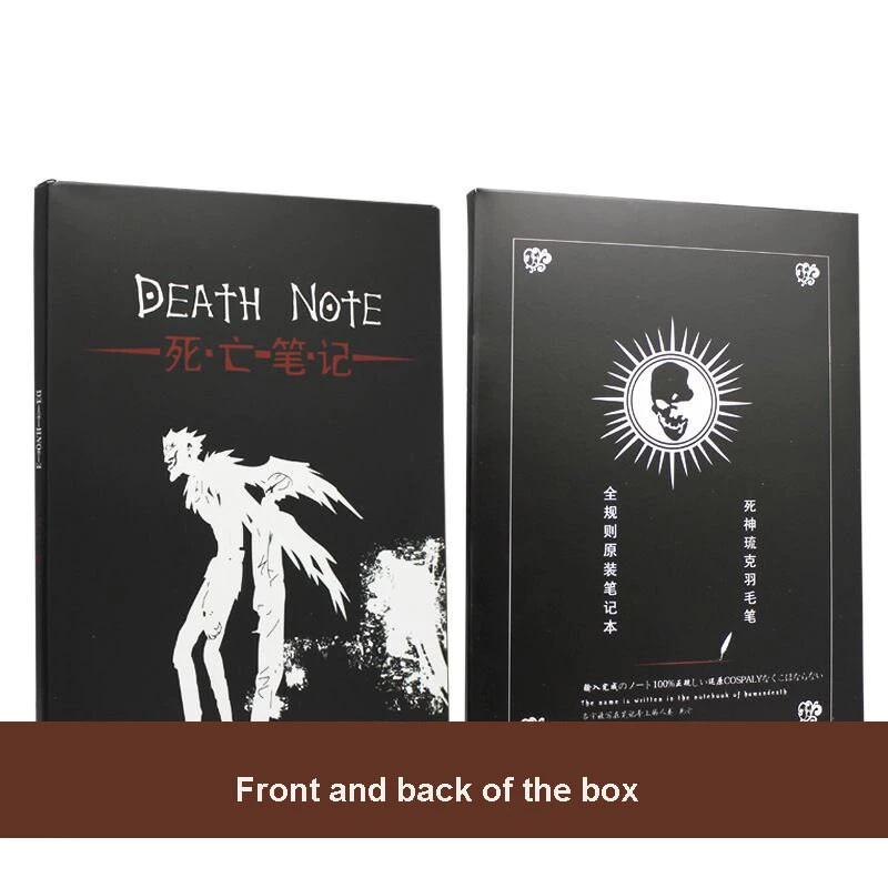 Sổ Tay Death Note Nhỏ - Cuốn Sổ Tử Thần Nhỏ Có Hộp Tặng Kèm Bút Lông Và Bookmark