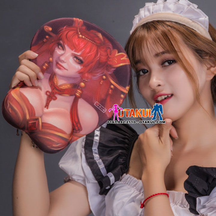 Lót Chuột 3D Original Character 3 - Oppai Mousepad