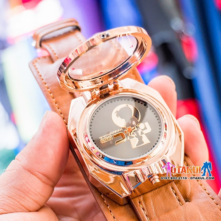 Đồng Hồ Conan - Màu Vàng Đồng - Loại Xịn