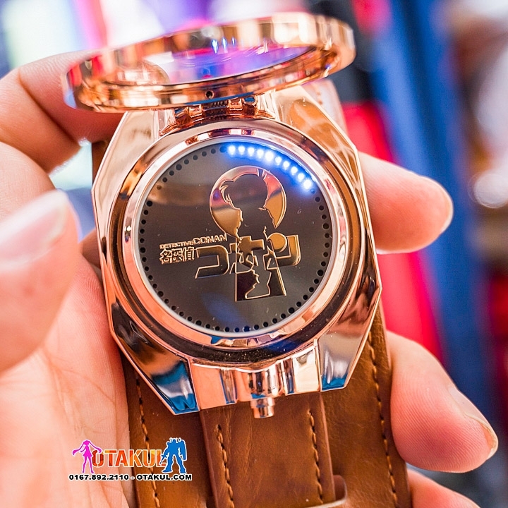 Đồng Hồ Conan - Màu Vàng Đồng - Loại Xịn