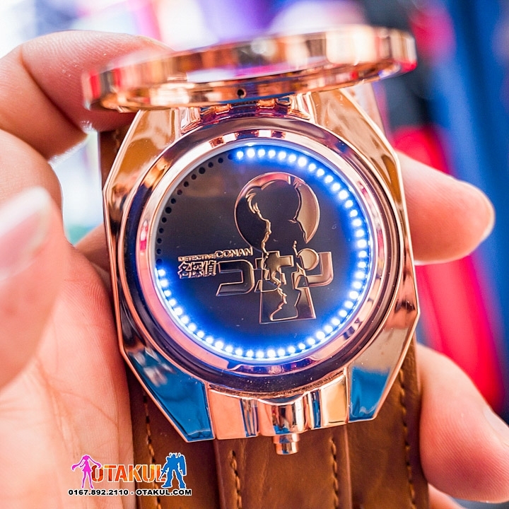 Đồng Hồ Conan - Màu Vàng Đồng - Loại Xịn