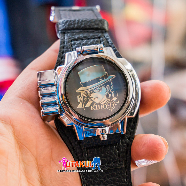 Đồng Hồ Conan - Màu Bạc - Loại Xịn