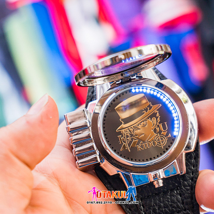 Đồng Hồ Conan - Màu Bạc - Loại Xịn