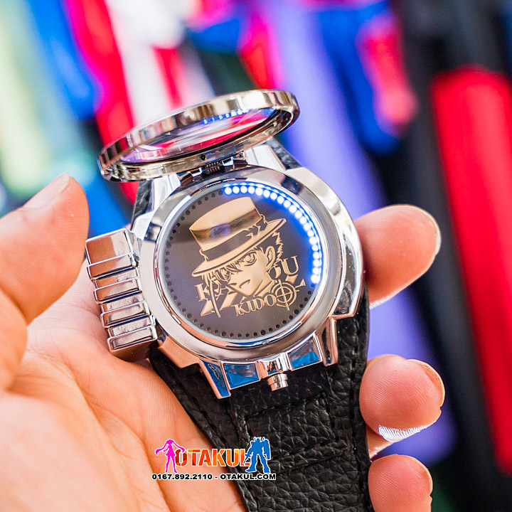 Đồng Hồ Conan - Màu Bạc - Loại Xịn