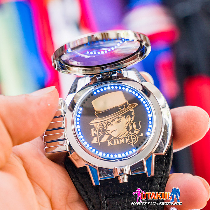 Đồng Hồ Conan - Màu Bạc - Loại Xịn