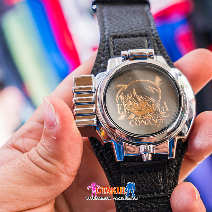 Đồng Hồ Conan - Màu Bạc - Loại Xịn