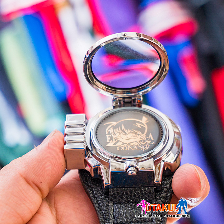 Đồng Hồ Conan - Màu Bạc - Loại Xịn