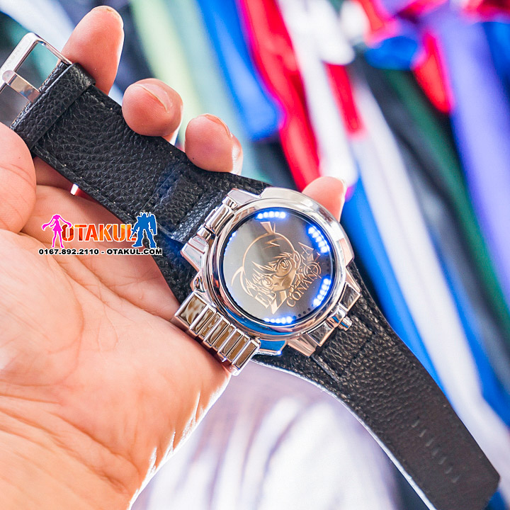 Đồng Hồ Conan - Màu Bạc - Loại Xịn