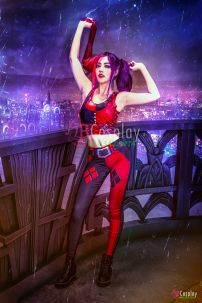 Đồ Harley Quinn Đỏ Đen